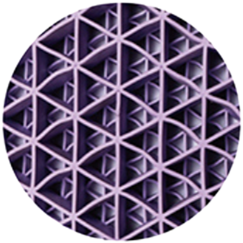 Cross-shaped Diamond Grid